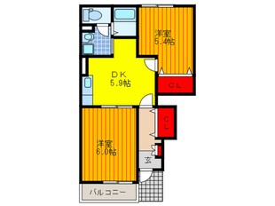 ジュネスさくらの物件間取画像